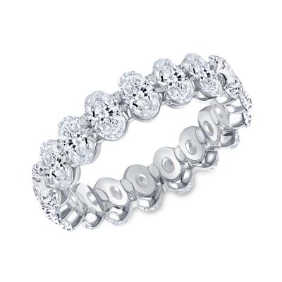 Oval Diamond Eternity Band